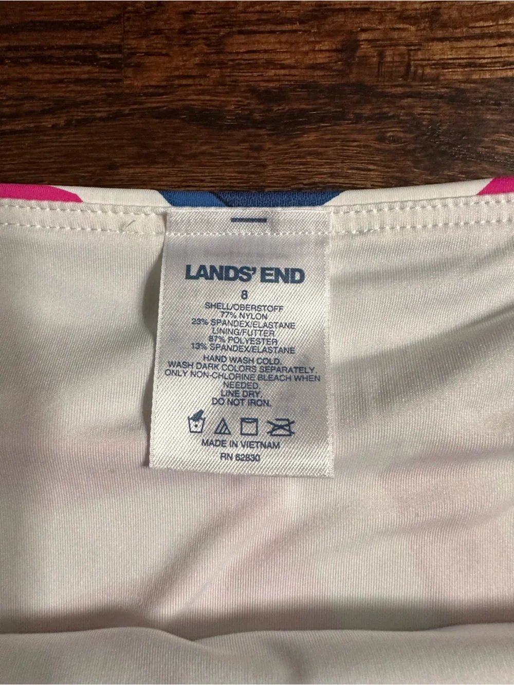 Lands End home skirted swim